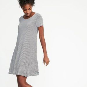 Stripe Jersey Swing Dress